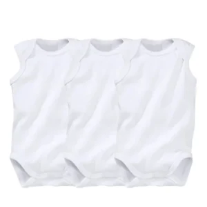 Boutique Pure White Triangle Romper Cotton Baby Bag Fart One-piece Short-sleeved Long-sleeved Vest Baby