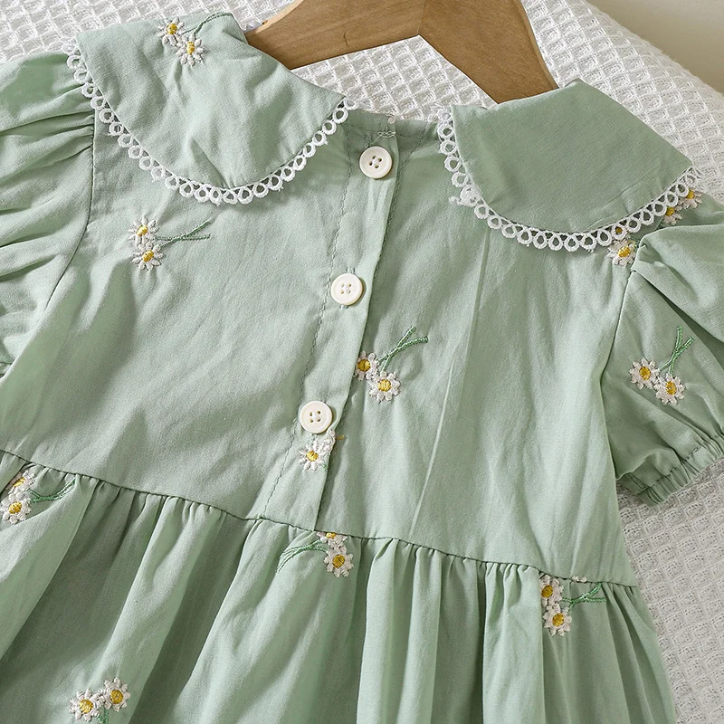 Customized Cotton Dress for Kids Fashionable & Trendy Short Sweet Cute Light Energetic Youthful Style for Girls - Image 6