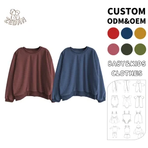 Spring and Autumn Infant Top Pullover Newborn Long Sleeve T-shirt Toweling Baby Clothes Shirt