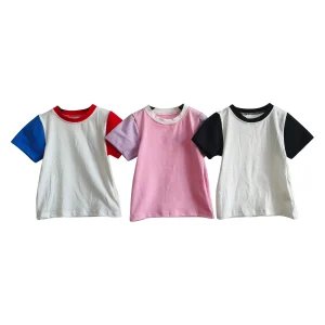 Custom High Quality Children's Clothing Cotton T-Shirt Kids Clothes Boys Girls Summer Tops Short Sleeve Clothes