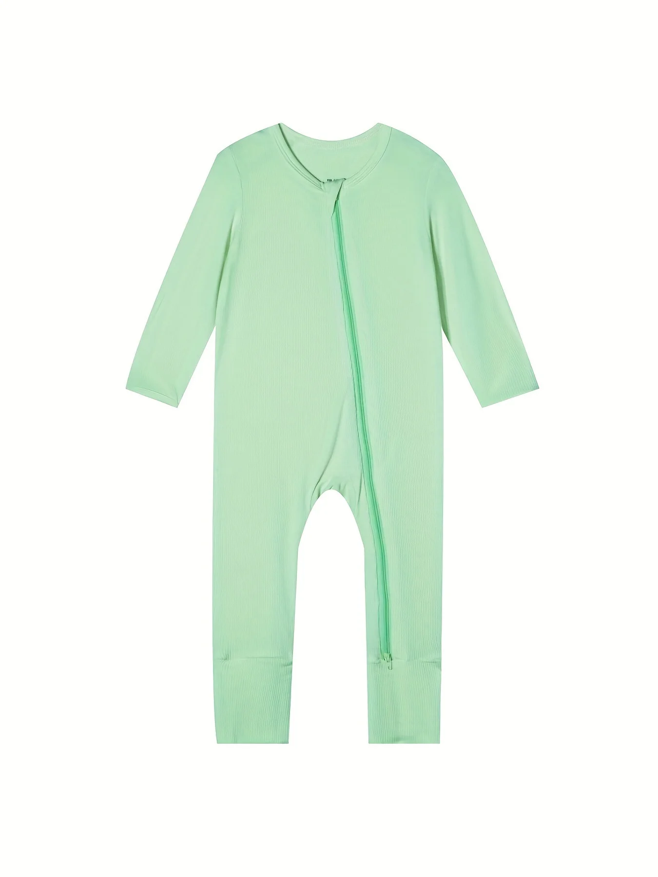 Dynamic and Fashionable Summer Kids' Long-Style Jumpsuit Trendy and Light Bamboo Fiber Romper for Babies - Image 5