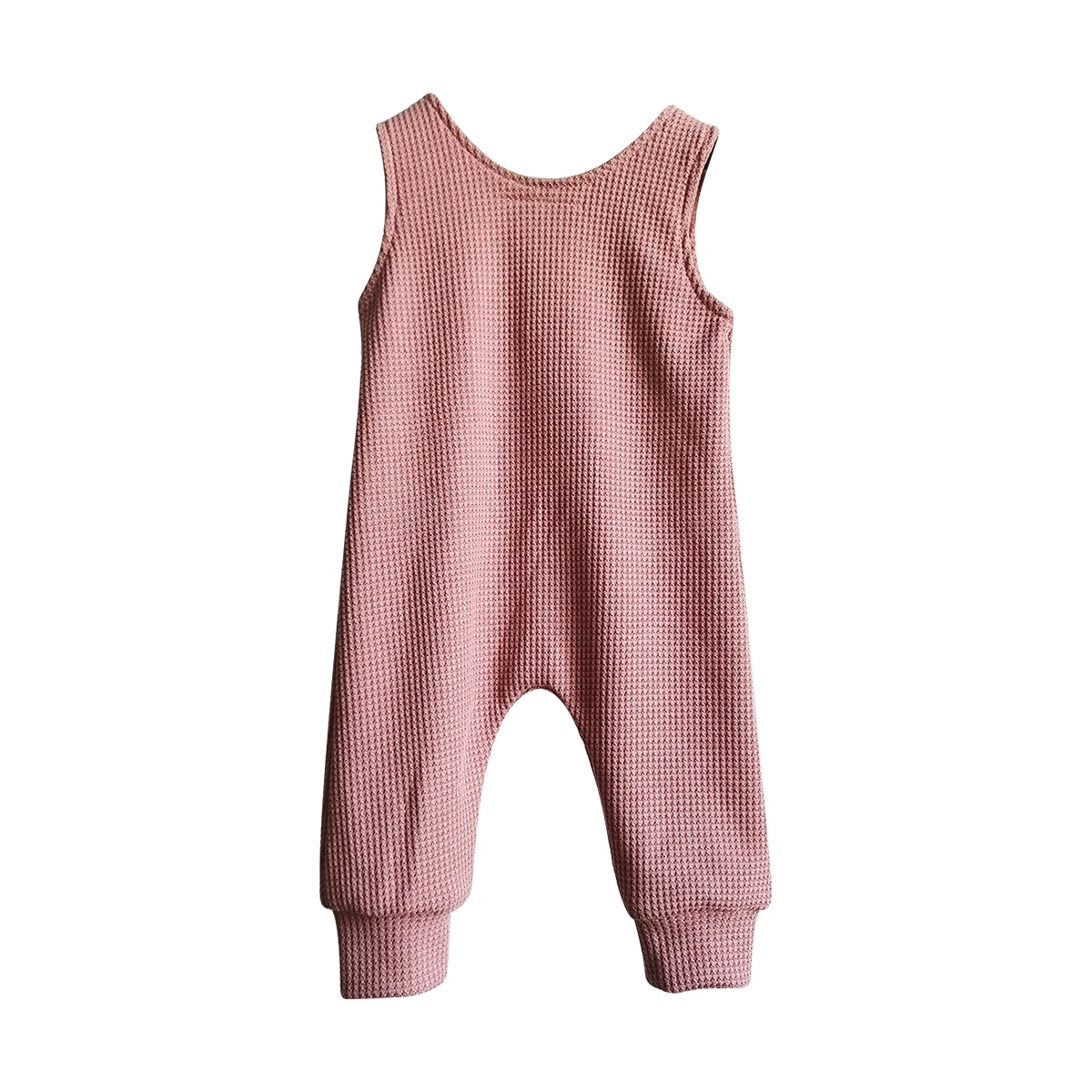 Baby Romper Newborn Girl Boy Summer Clothes Waffle Cotton Checkerboard Casual Baby Sleeveless Jumpsuits Toddler Playsuit - Image 6