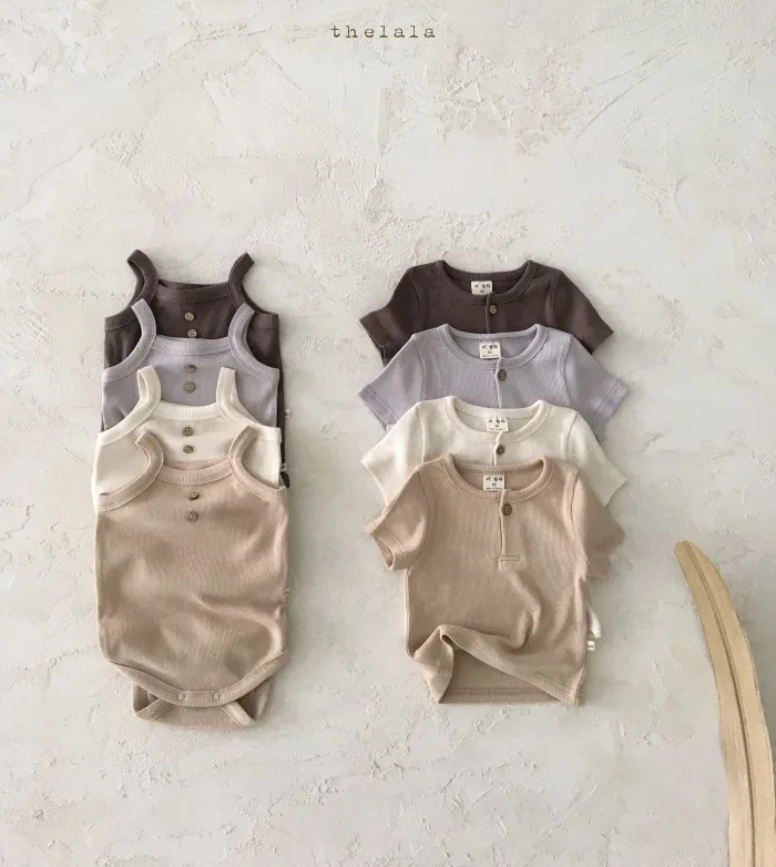 Summer Baby Girl Bodysuit Infant Floral Print Sleeveless Sling Romper - Image 2