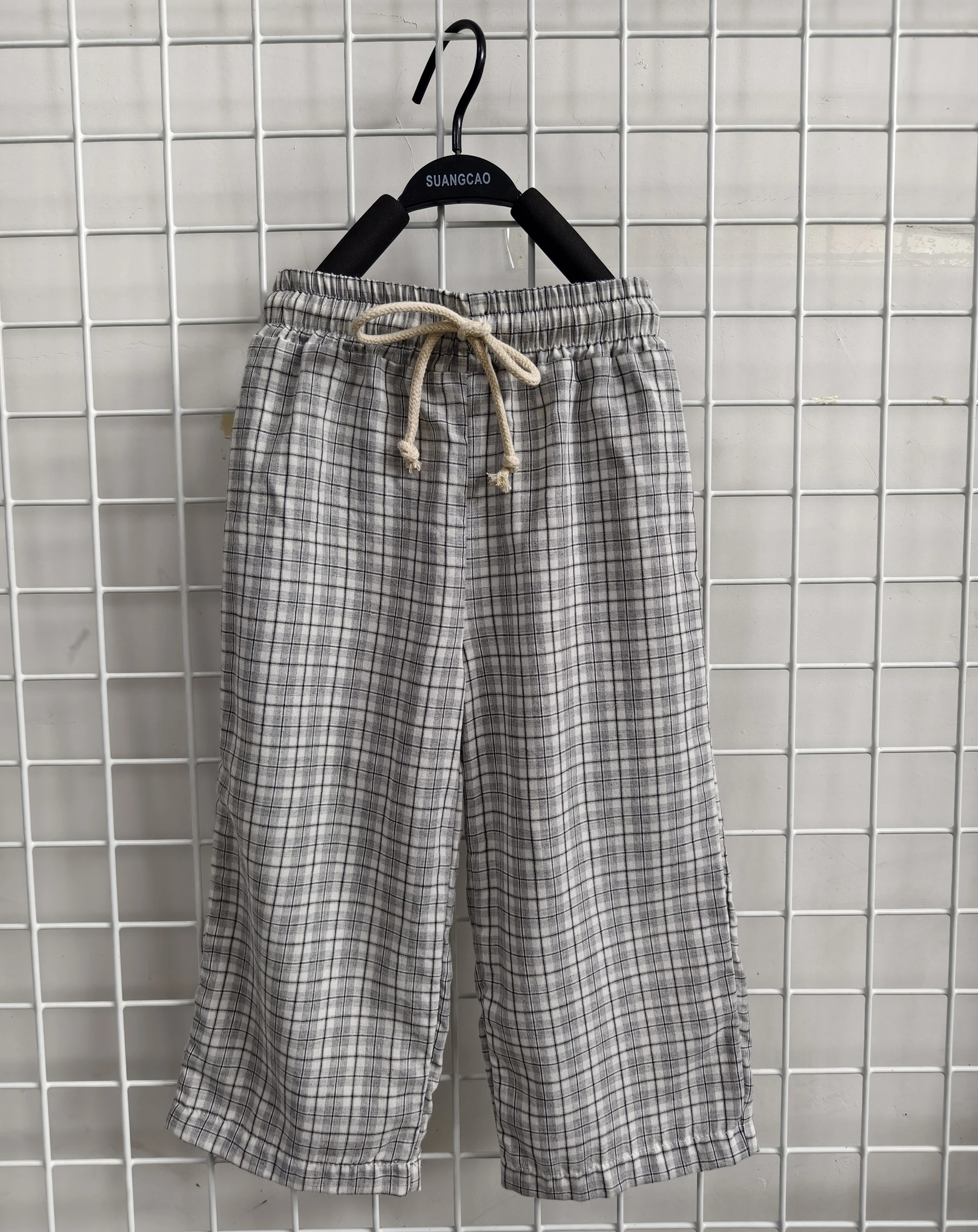 Summer Fashionable All-Cotton Checkered Set for Kids Casual Short Sporty Close-Fitting and Soft Baby Clothing - Image 6