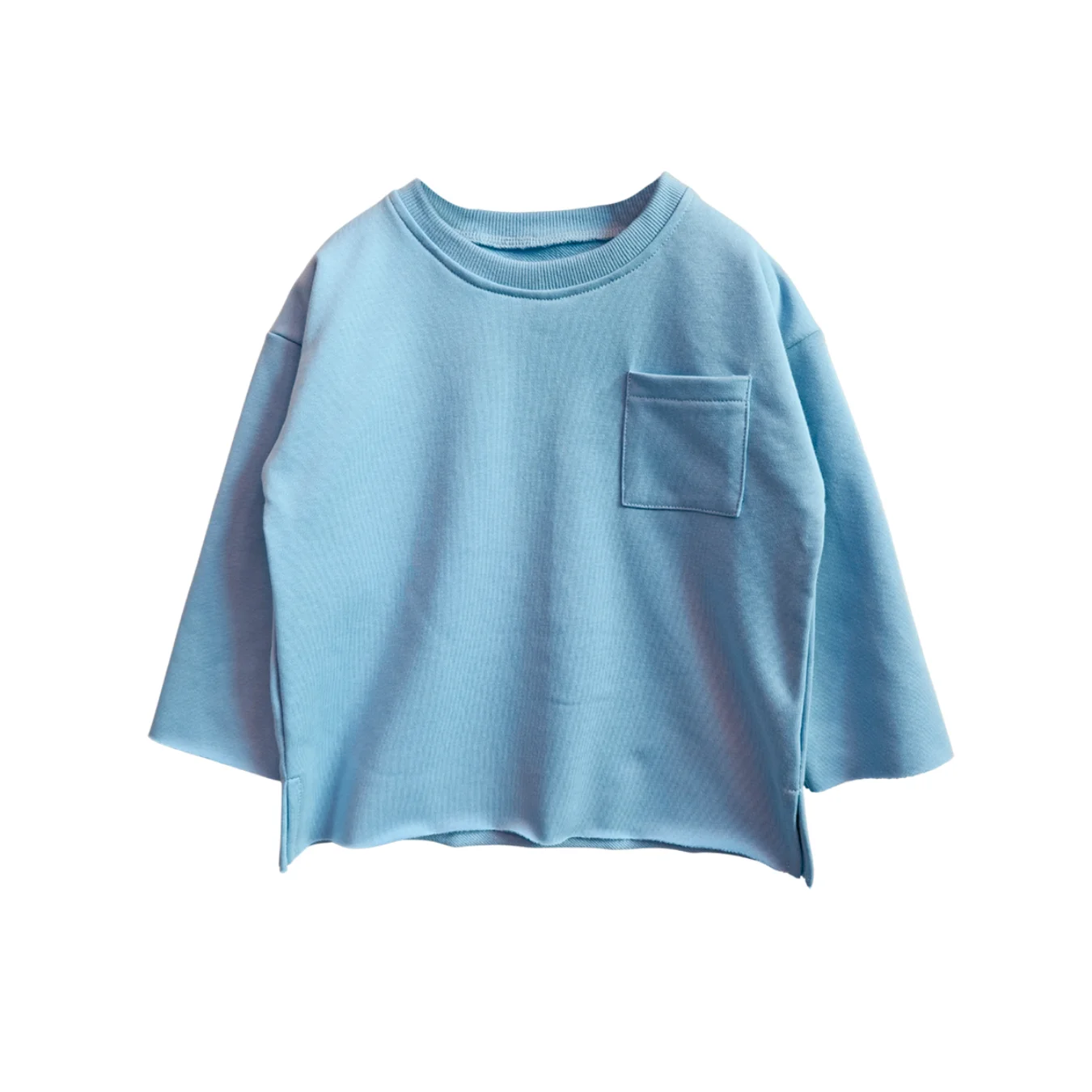 Dynamic Individualistic Bright Soft Cotton Long-Sleeved T-Shirt for Kids Spring & Autumn Close-Fitting Design - Image 3
