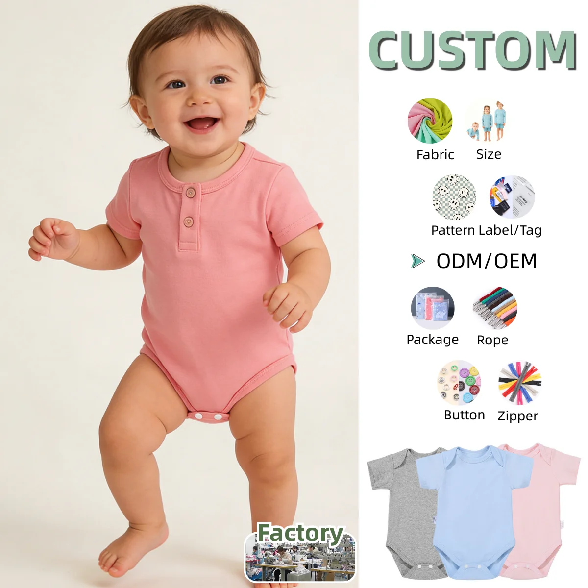 Summer Baby Romper Infant Jumpsuit Newborn Romper Triangular Swimming Suit Baby Onesie Short-sleeved Baby Girl Bag with Holes