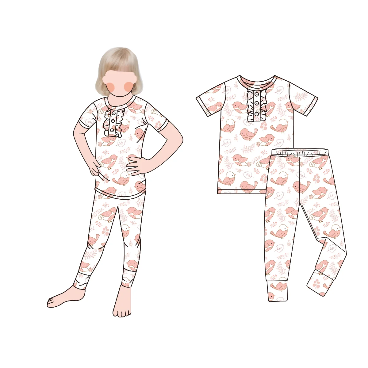 Dynamic and Fashionable Summer Kids' Bamboo Fiber Suit Set Short-Style Trendy and Light for Babies - Image 4