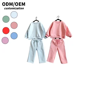 Design-Lively Kids Clothes Set Pack of 2 Flowing Unisex Kids and Toddlers Modern Sweat Set