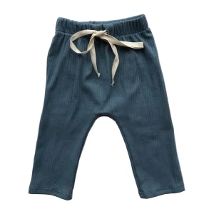 OEM Knit Cotton Solid Color Unisex Boys and Girls Cool Kids Trousers for Fall Winter