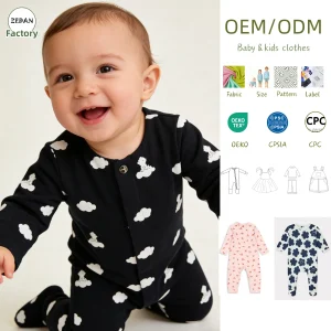 High Quality Baby Onesie Soft Baby Romper Newborn Sleep Suit Baby Jumpsuits Clothing  Infant Long Suit Baby Unisex Clothes