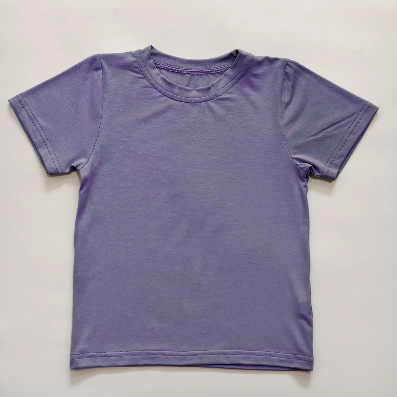 Customized Kids' Bamboo Fiber T-Shirt Short-Style Design Lively and Cool Breathable and Lightweight for Energetic Babies - Image 6