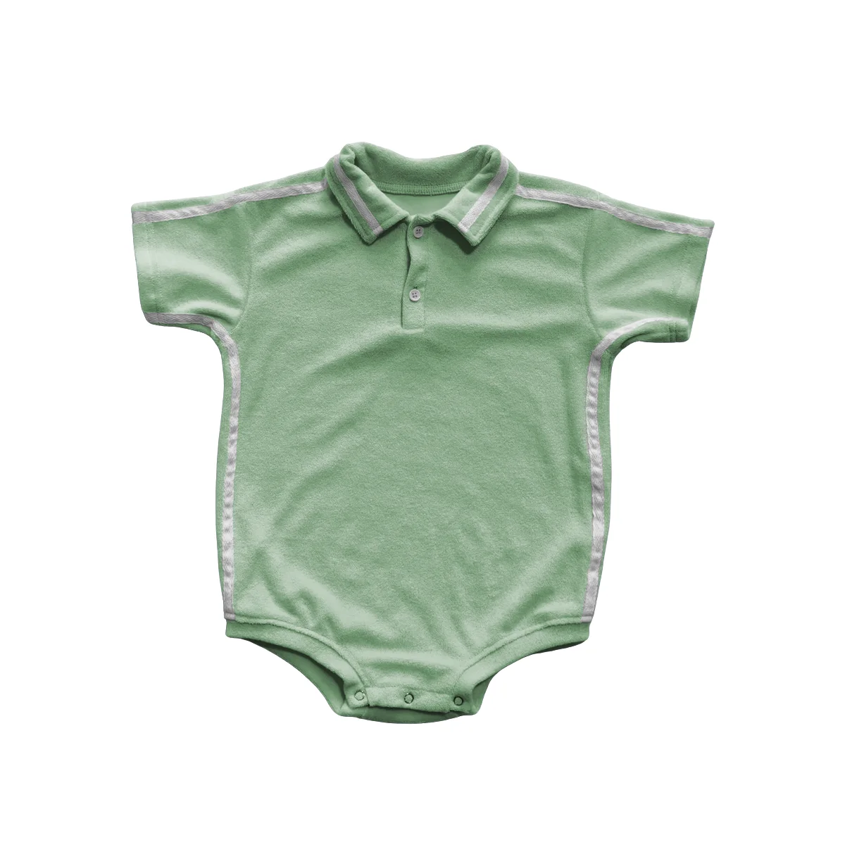 Summer Kids Short Sporty Casual Close-Fitting Soft High-End Simple Towel Fabric Crawling Wear Rompers Baby Clothing - Image 4