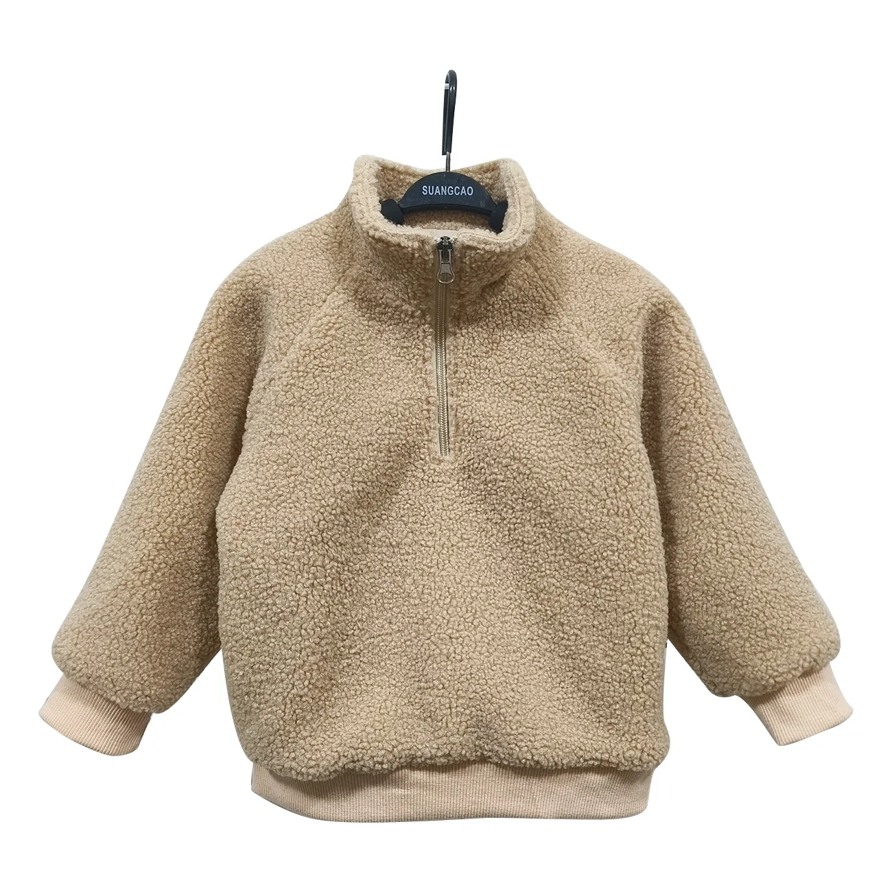 Custom Mommy and Me Sherpa Fleece Winter Warm Lining Outdoor Coat - Image 4