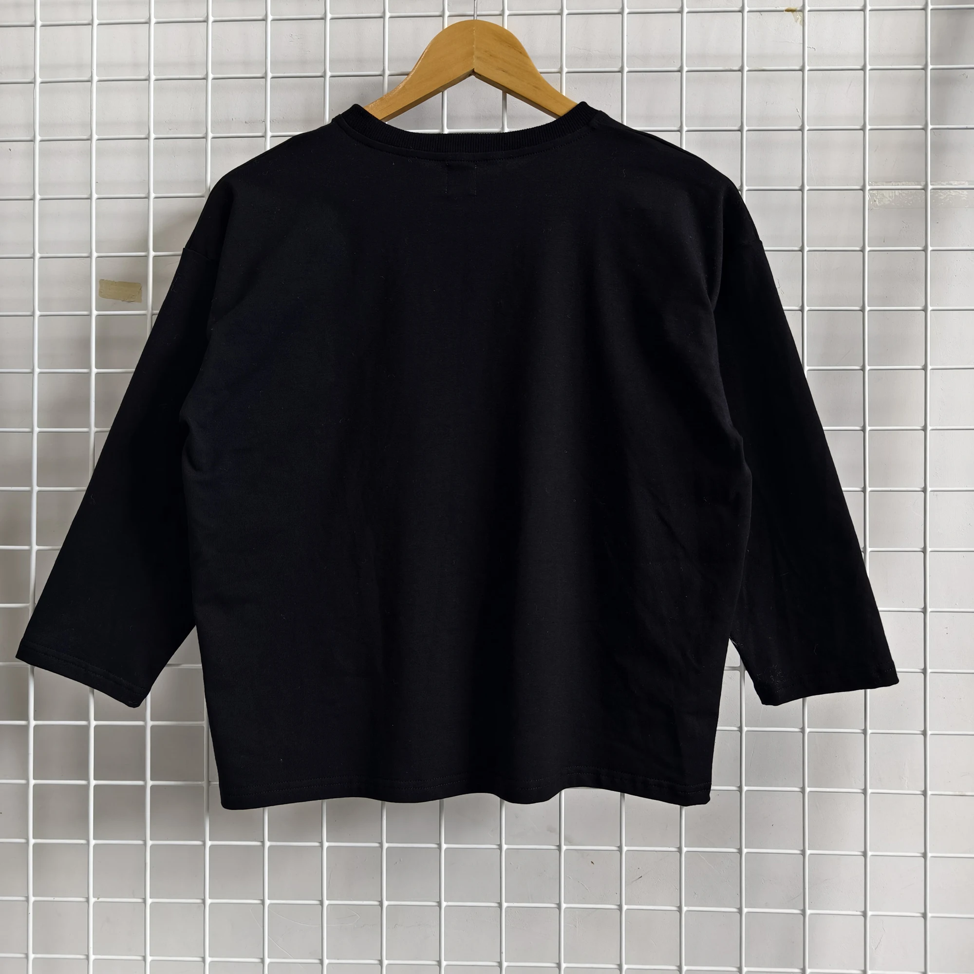 OEM Baby Clothing Long Sleeve Shirts Cotton Crew Neck Basic Tees Soft Kids' Long Sleeve T-Shirts Top - Image 3