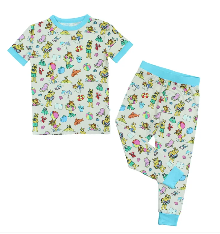 Hot-Selling Personalized Casual Baby Clothing Sets Cute Printed Soft Cotton for Kids Trendy and Close-Fitting Outfit - Image 3