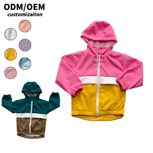 Spring & Autumn Kids Long-Sleeved Down Jacket Lightweight Waterproof & Windproof with Warmth-Resistant & Easy-Clean Feature