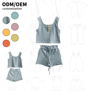 Hot Sale Kids Sporty Casual Trendy Close-Fitting Clothing Set Soft and Crappy Fashionable Baby Clothing Sets