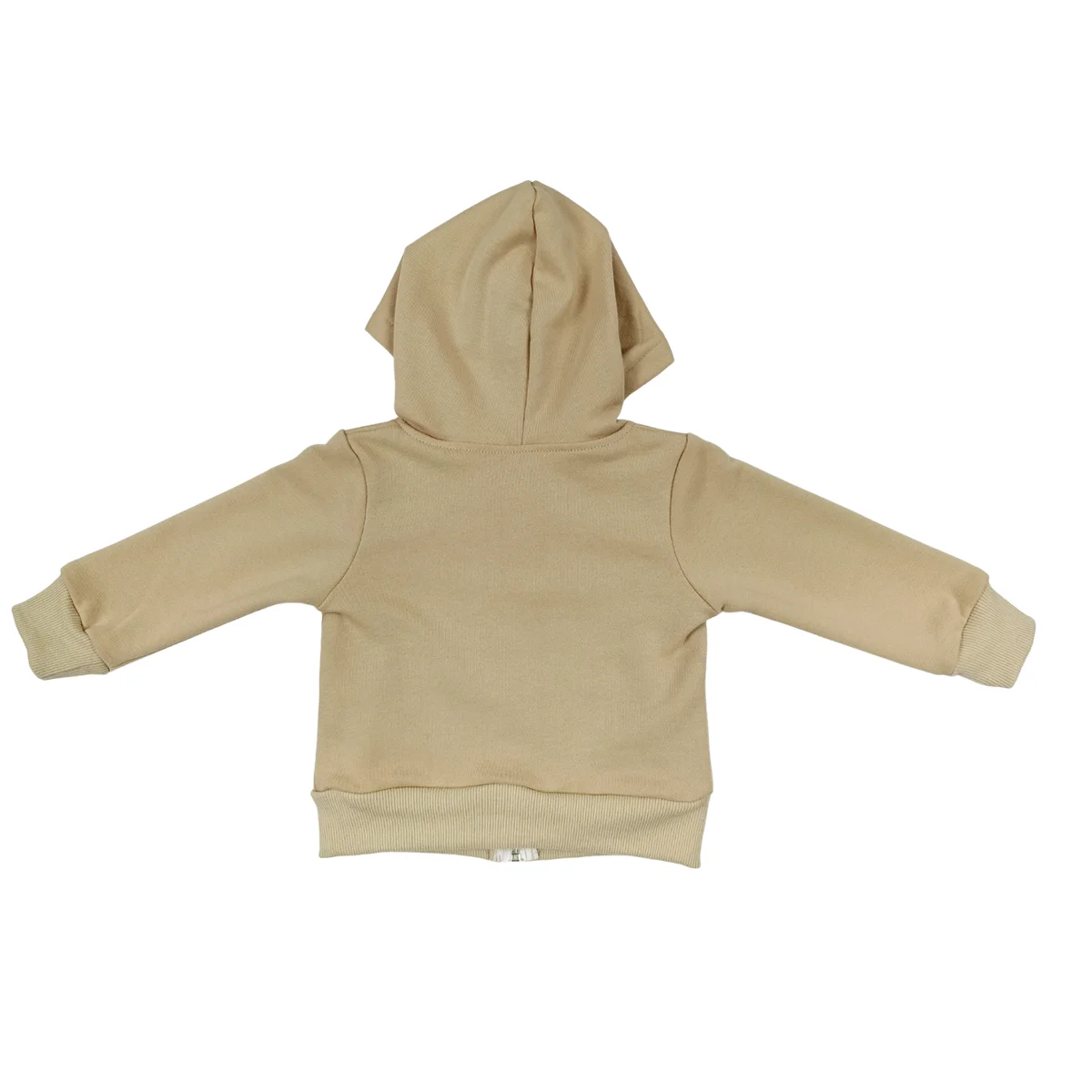 Spring Autumn Custom Long Sleeve Hooded Zipper Custom French Terry Unisex Sweatshirt Top for Kids - Image 2