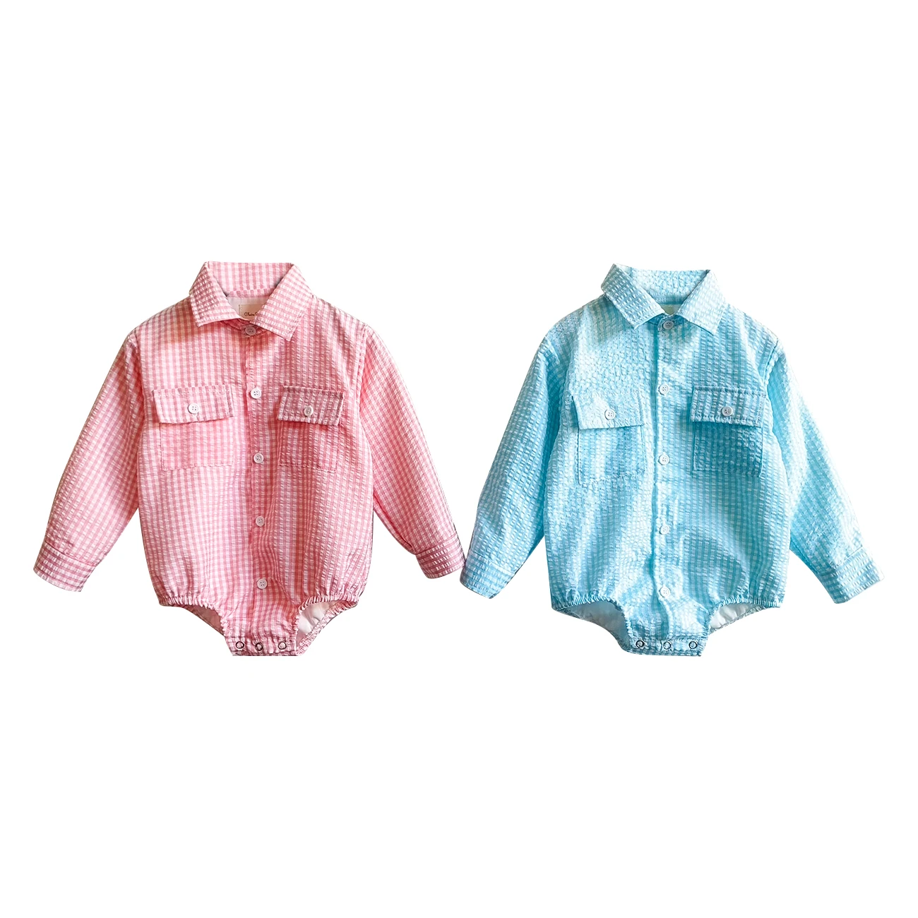 Cotton Infant T-shirt Romper with Snap Button Casual Cotton Linen Romper Toddler Onesie Spring Summer Bodysuit - Image 6