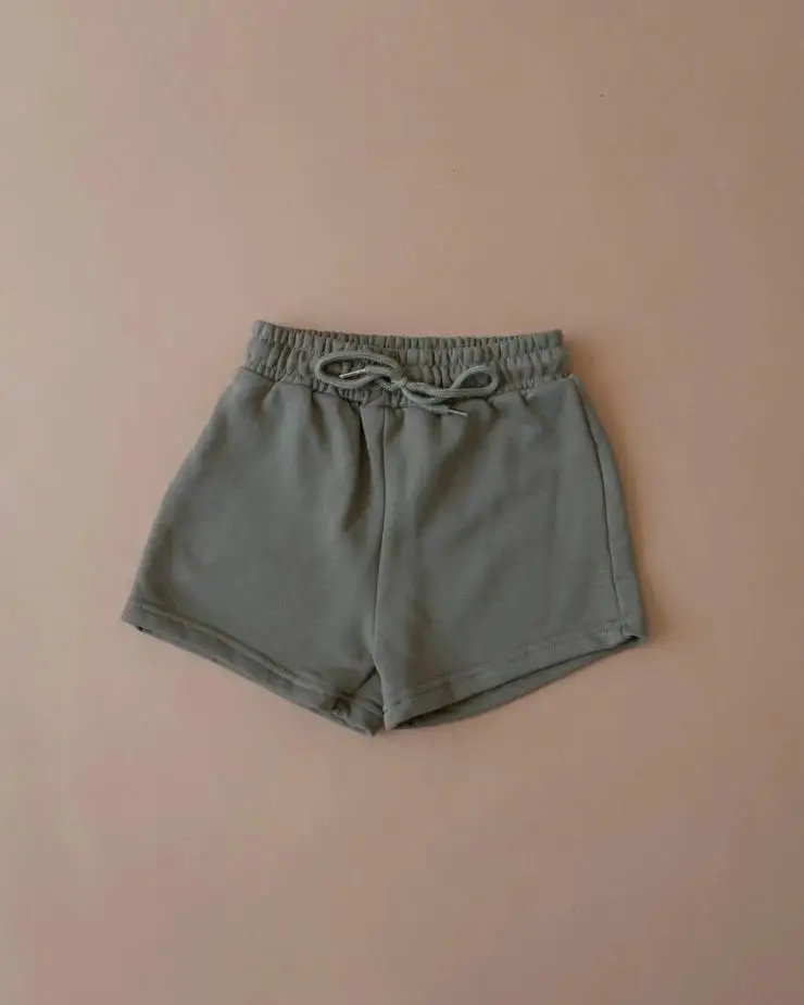 Unisex Baby Boy Shorts Soft Terry Shorts Kids Toddler Baby Kids Drawing Shorts with Pocket - Image 2