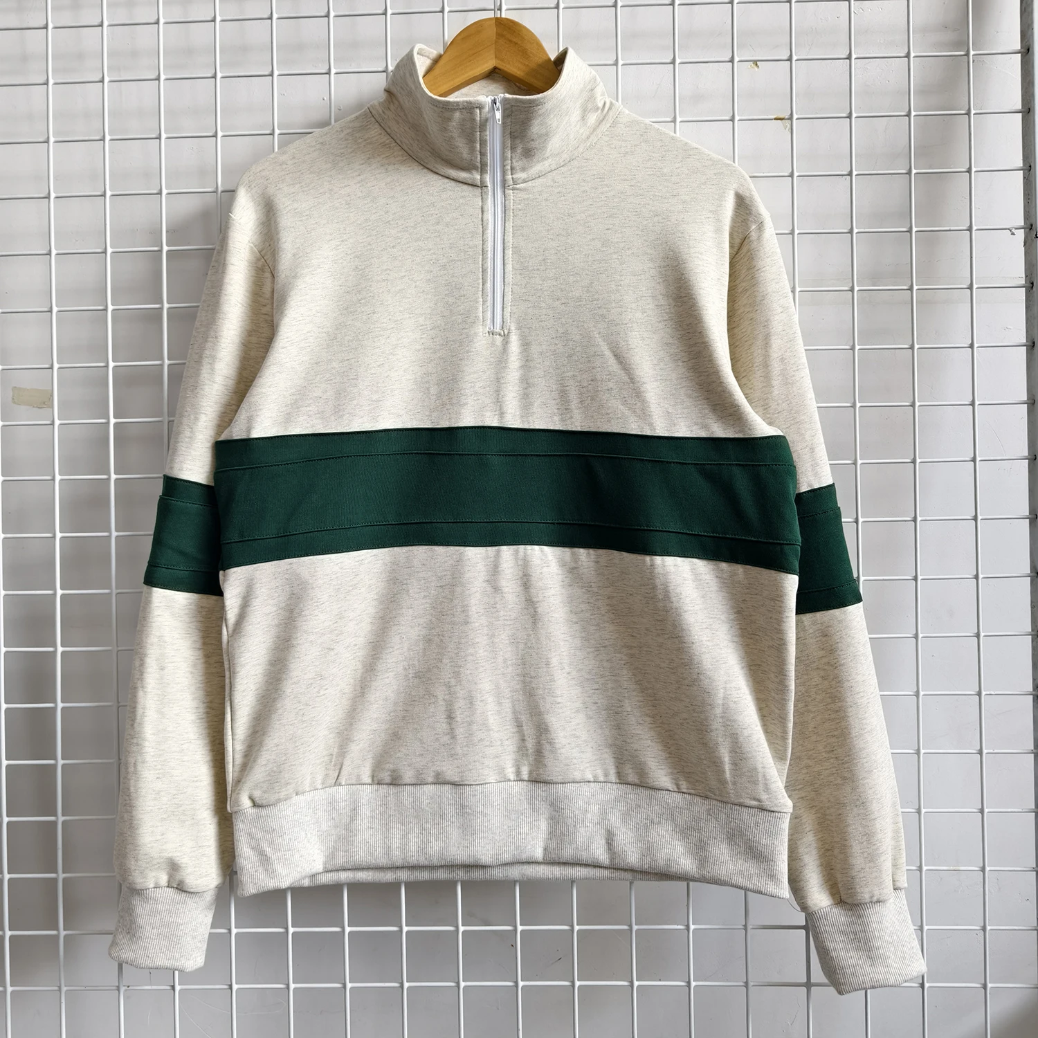 OEM Baby Clothing Boys Sweatshirts Cotton Long Sleeve Stand Collar Pullover Tops for Fall Winter - Image 4