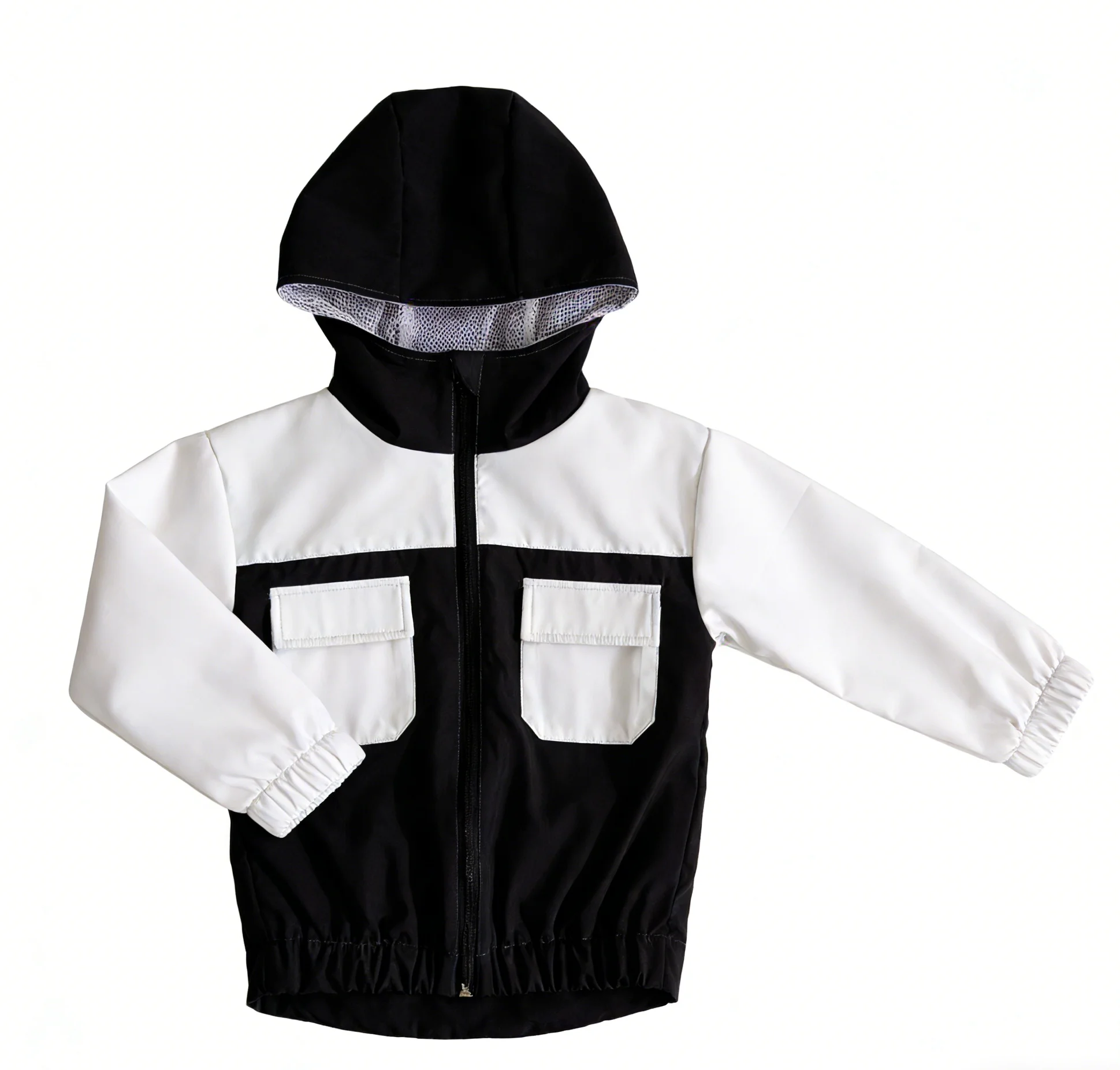 Wholesale Custom Baby Winter Jacket Long Sleeve Boy's Jacket Outwear with Zipper Clothes Coat Boys' Color-blocked Windbreaker - Image 4