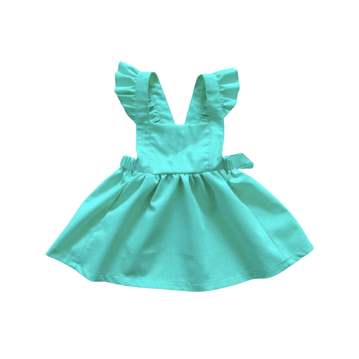 Elegant Summer Kids Short Dresses Bright and Fashionable Cotton and Linen Fairy Skirts for Girls - Image 4