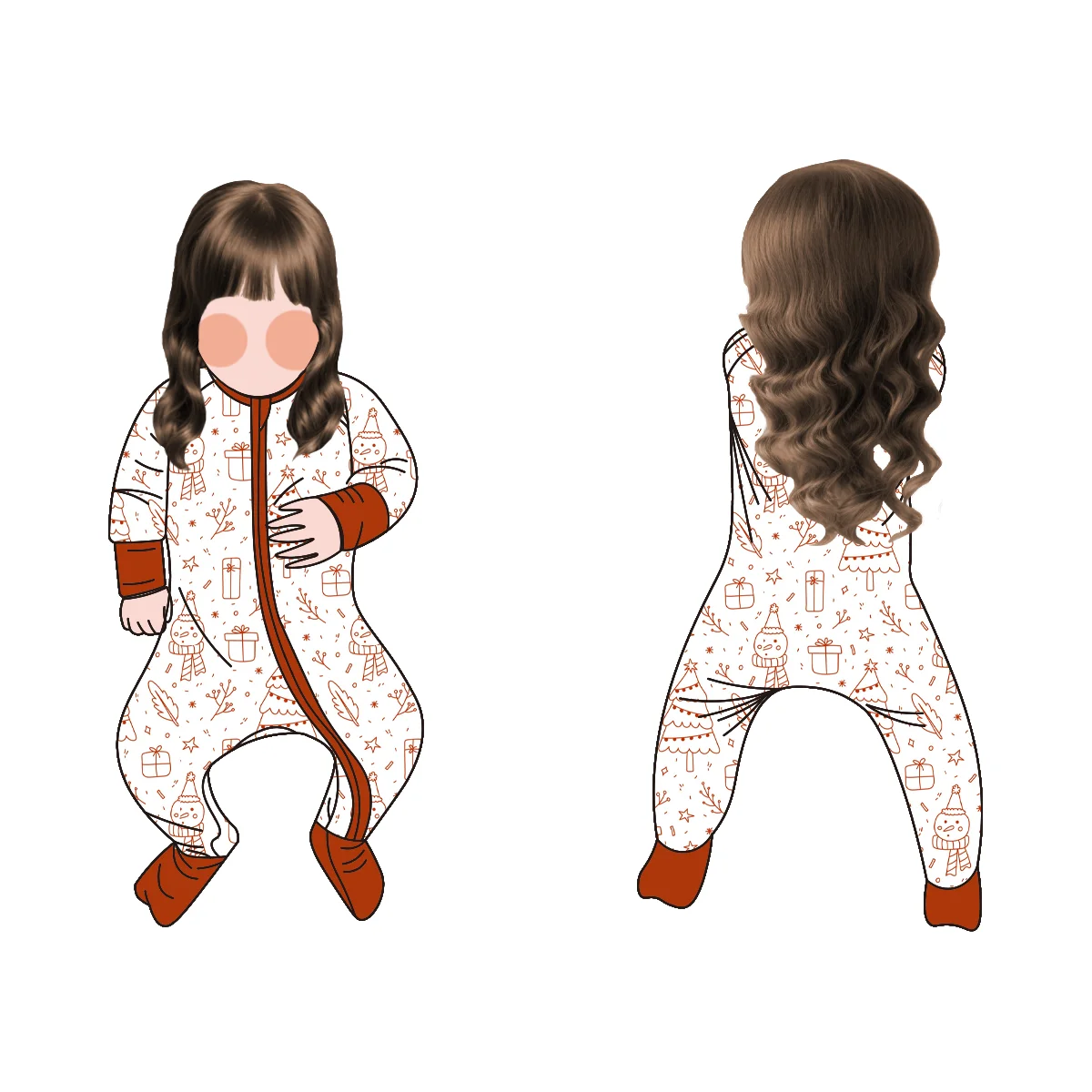 Summer Kids' Bamboo Fiber Climbing Suit Long-Style Design with Bright Novel Energy Full of Vitality Individuality for Babies - Image 5