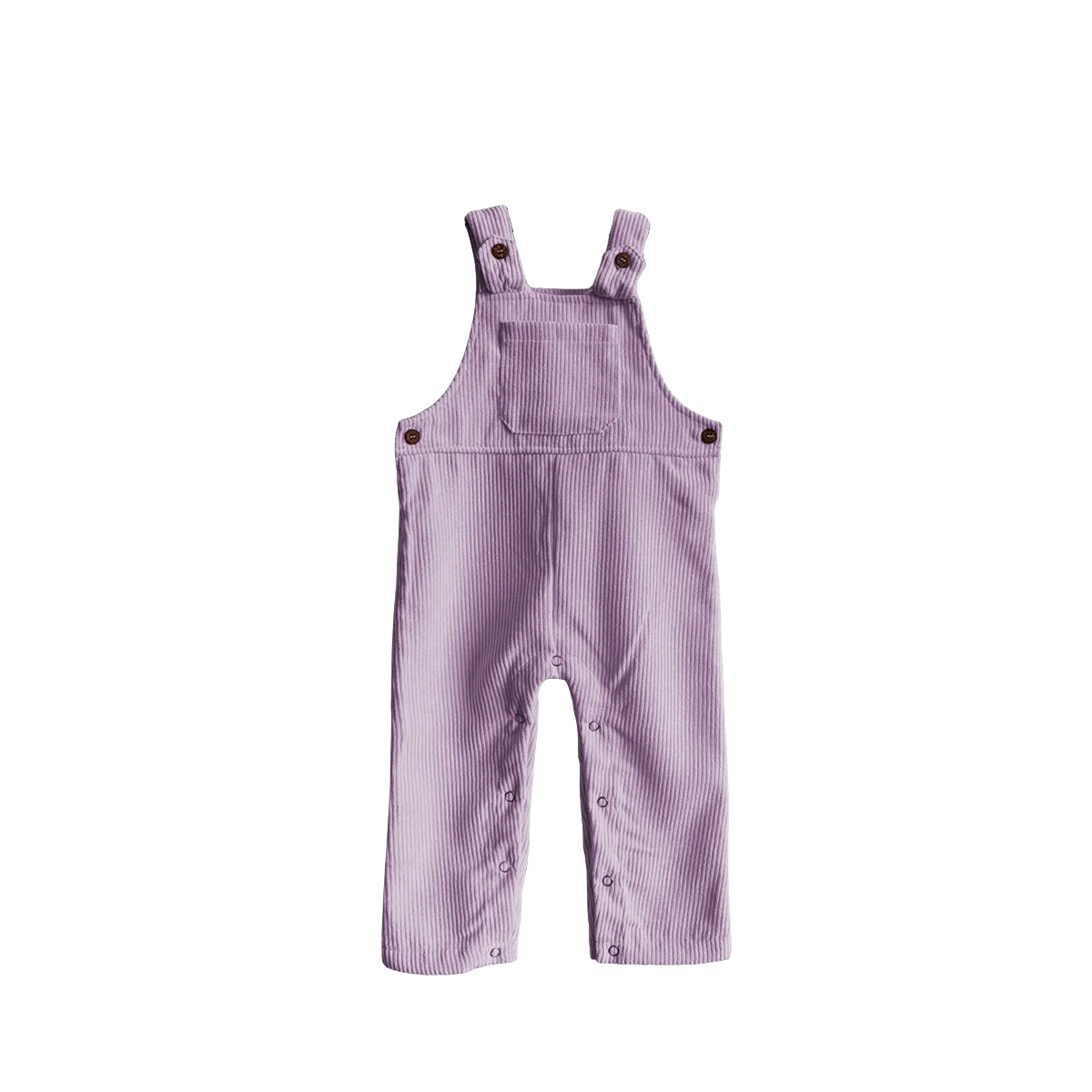 Spring and Autumn Trendy Kids Sporty Casual Overalls Soft Corduroy Close-Fitting Baby Rompers Long Formal Style - Image 4