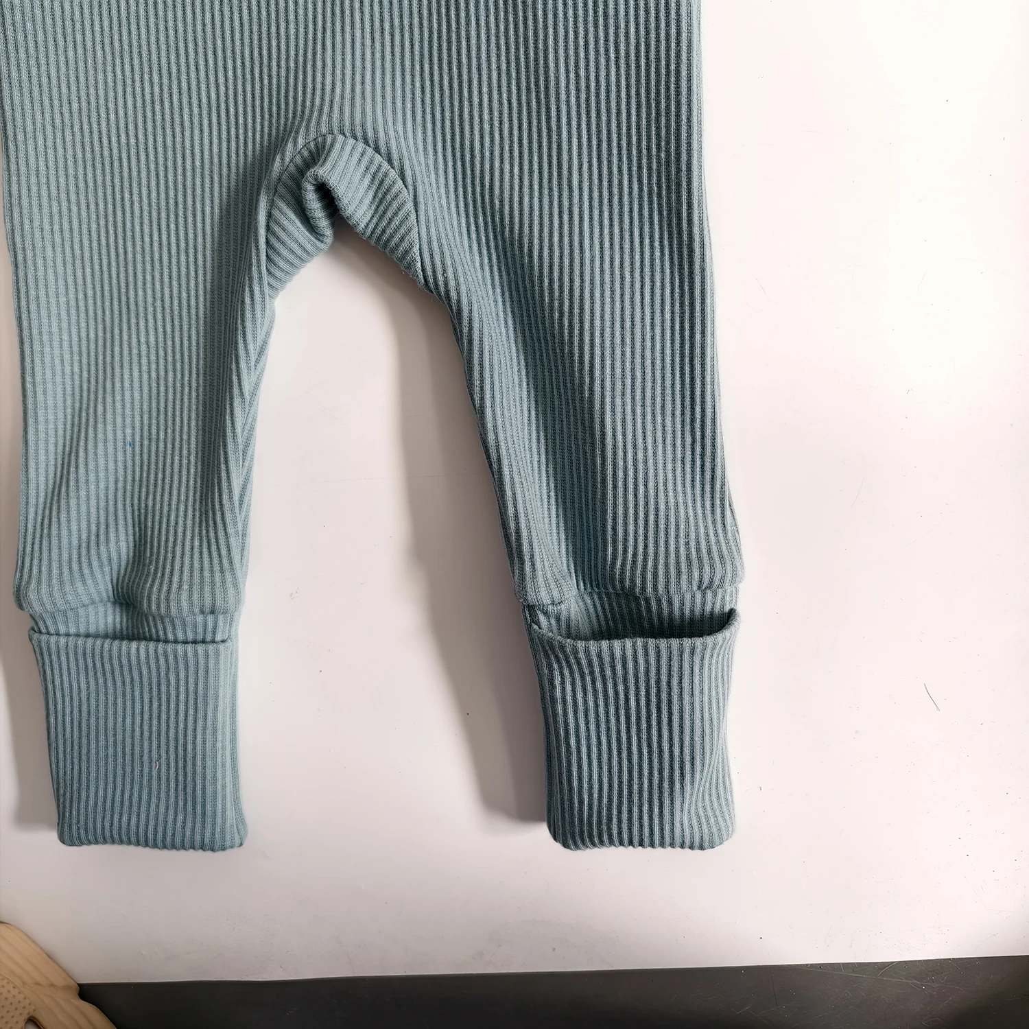 New Kids' Long-Style Ribbed Pajamas Lively and Light Full of Vitality and Liveliness Cute and Adorable Baby Rompers - Image 5