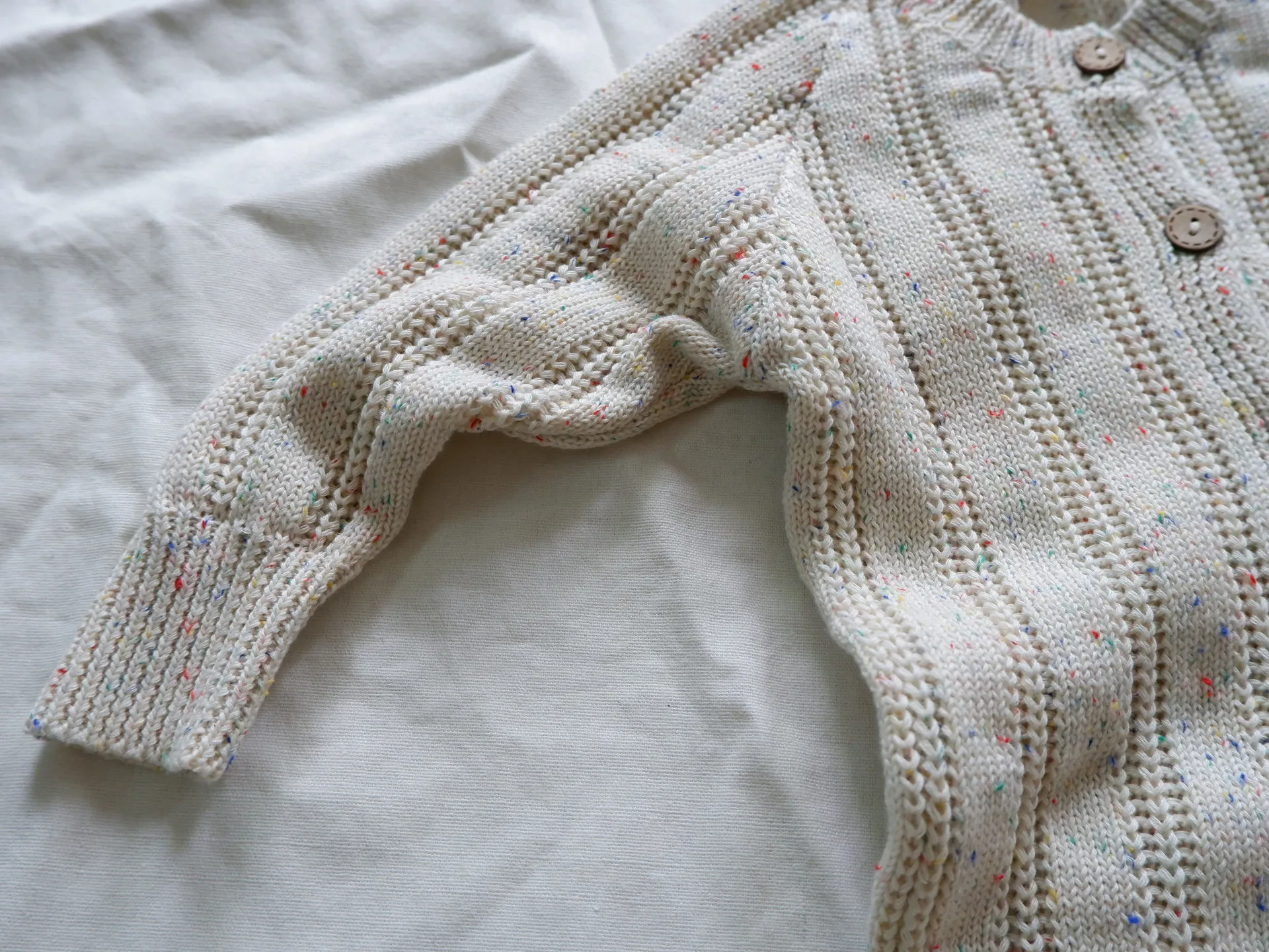 Custom Winter Warm Soft Baby Speckle Knit Sweater Romper Jumpsuit - Image 2