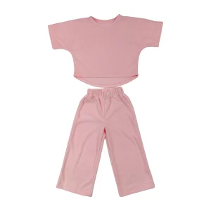 Best Price Custom Color Terry Cotton Short Sleeve and Pants Baby Clothes Sets Casual Solid Style for Summer