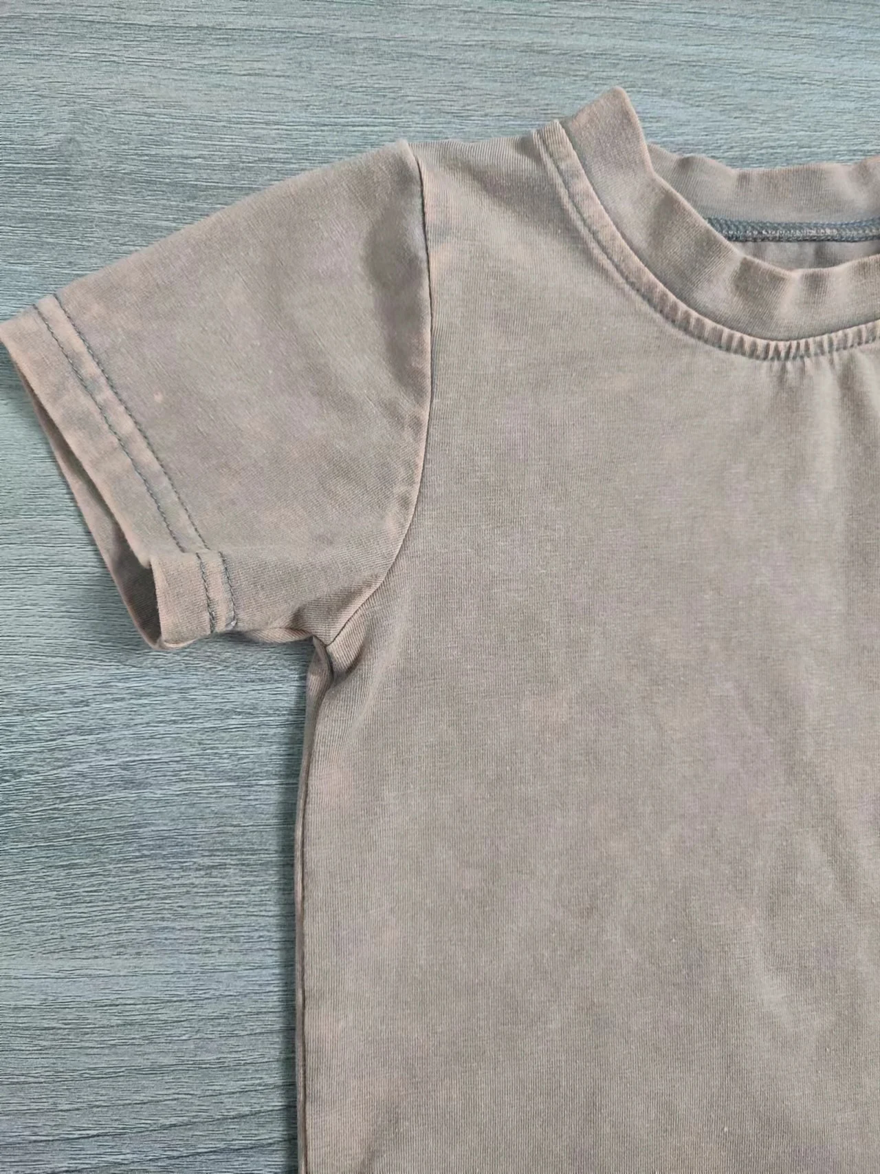 Summer Fashion Kids Girls Solid T-shirts Tees Short Sleeve Cotton Boys Tops Casual Children Shirts Clothes for 0-6T - Image 6