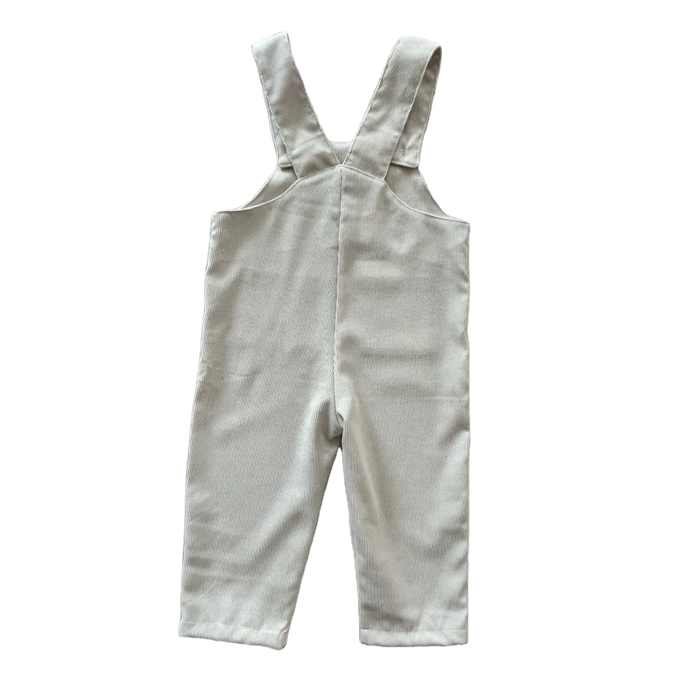 Customized Fashion Toddler Unisex Corduroy Overalls Baby Kids Suspender Pants with Pockets - Image 5