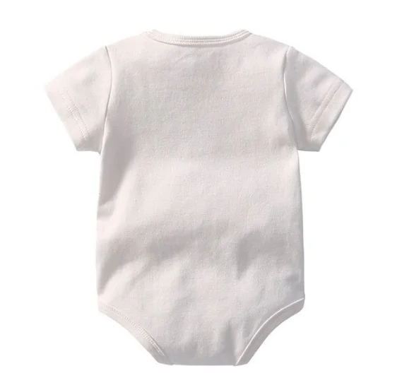 Organic Cotton White Plain Baby Bodysuit Sleeveless Newborn Infant Romper Wholesale Cheap Simple Western Style Clothing - Image 2