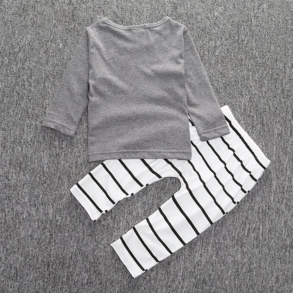 New Arrival Baby Boy Clothes Long Sleeve Shirt +Pants Suit Casual Lovely Baby Costume - Image 2