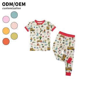 Hot-Selling Personalized Casual Baby Clothing Sets Cute Printed Soft Cotton for Kids Trendy and Close-Fitting Outfit