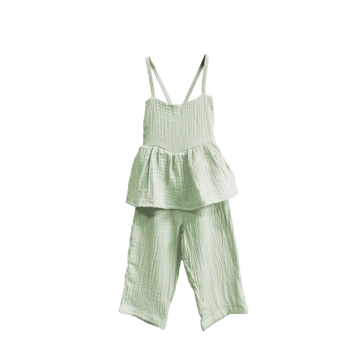 Hot Sale Trendy Crepe Jumpsuit Soft and Breathable Kids' Fashionable Close-Fitting Baby Rompers Cool and Stylish - Image 3