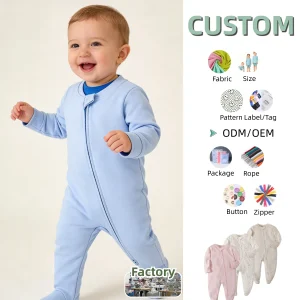 High Quality Baby Romper Foot-binding Baby Crawling Suit Wholesale Newborn Baby One-piece Clothes Infant Onesie Baby Clothes