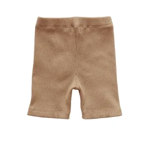 Hot Sale Unisex Baby Bike Shorts Summer Short Pants Ribbed Cotton Baby Custom Biker Pants Unisex