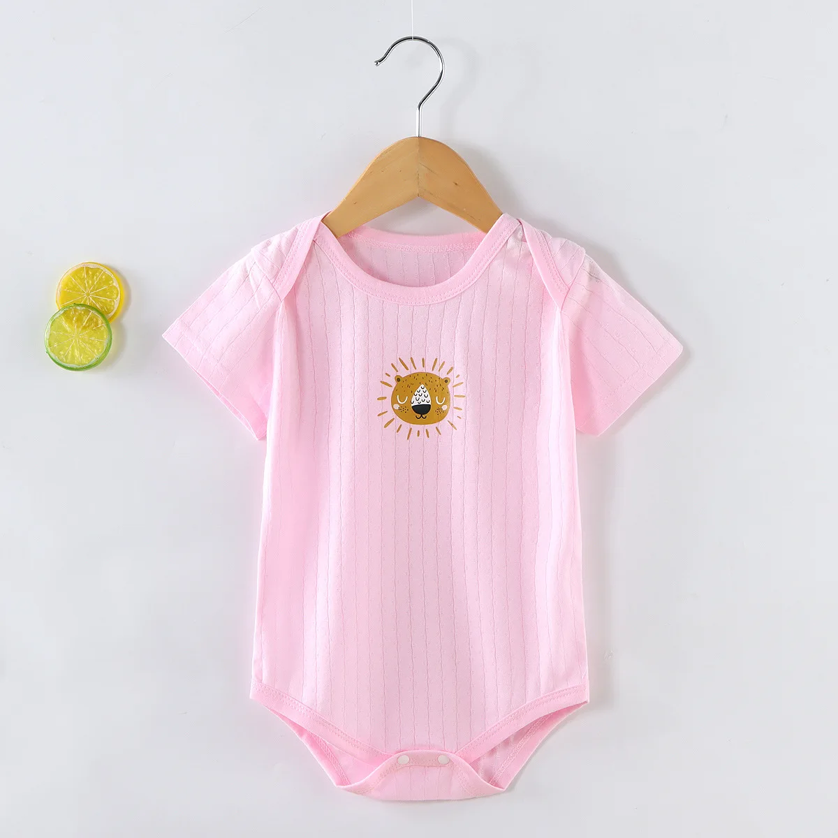 Summer Baby Romper Infant Short Sleeve Jumpsuit Newborn Short-sleeved Baby Romper Climbing Suit Romper Baby Onesie for 0-2T - Image 3
