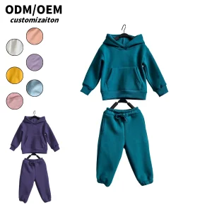 Design-Lively Fashion Trend Flowing  Spring & Autumn Kids Long-Sleeved Fleece Set Warm and Comfortable Baby Clothing