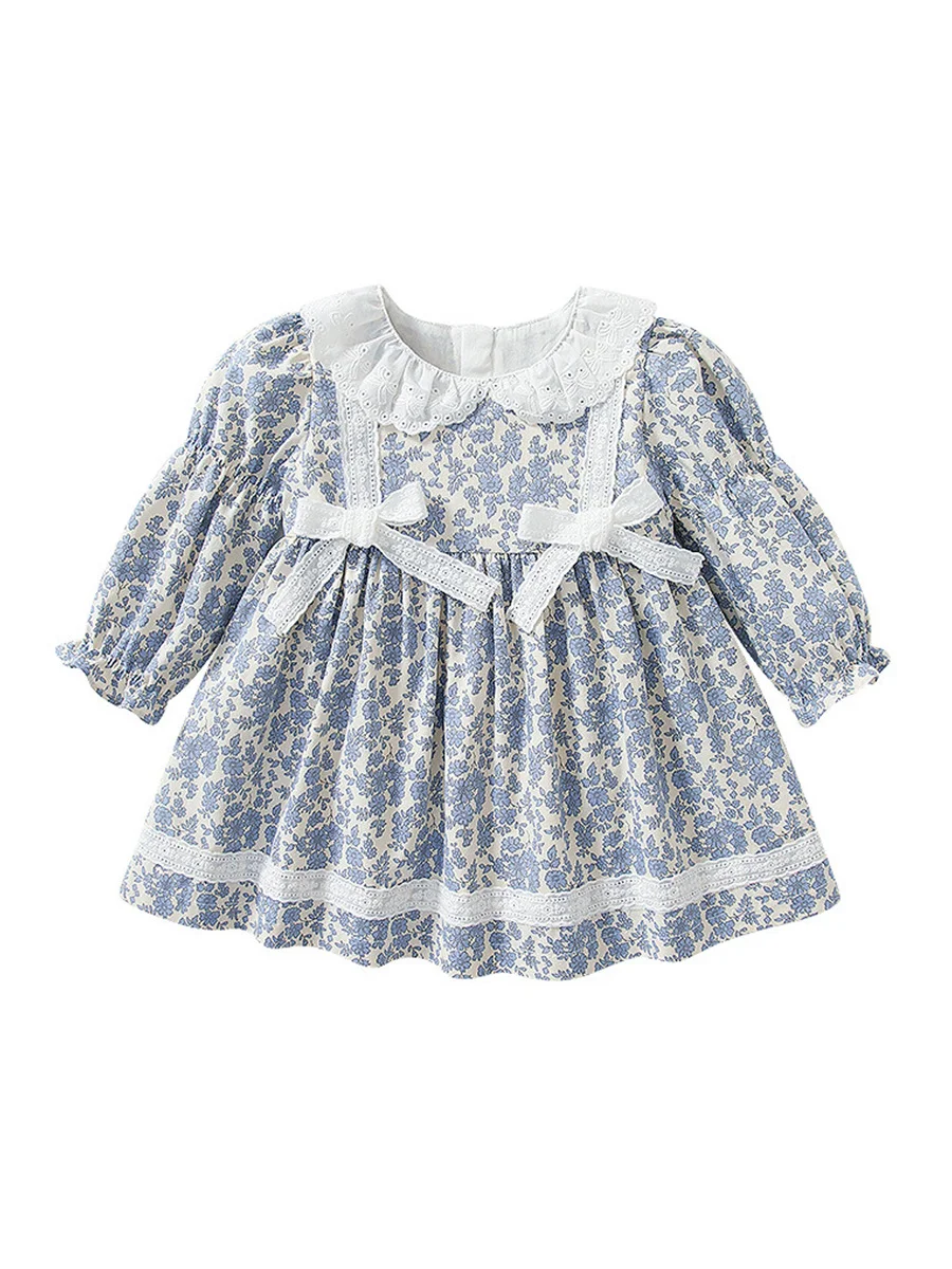 Customized Long-Style Cotton Dress for Kids Sweet and Cute Design with Lively and Light Feel Full of Vitality Charm for Girls - Image 5