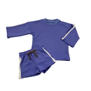 Custom Mom and Me Loose Casual Summer Short Sleeve Set Comfortable Pajamas Shorts Two Piece Set