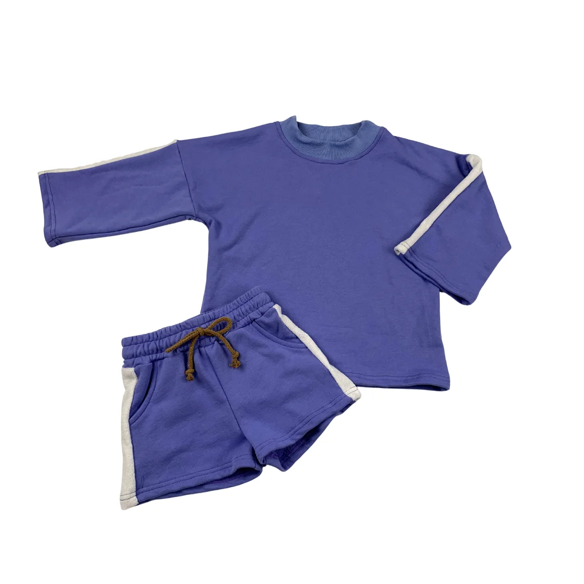 Custom Mom and Me Loose Casual Summer Short Sleeve Set Comfortable Pajamas Shorts Two Piece Set