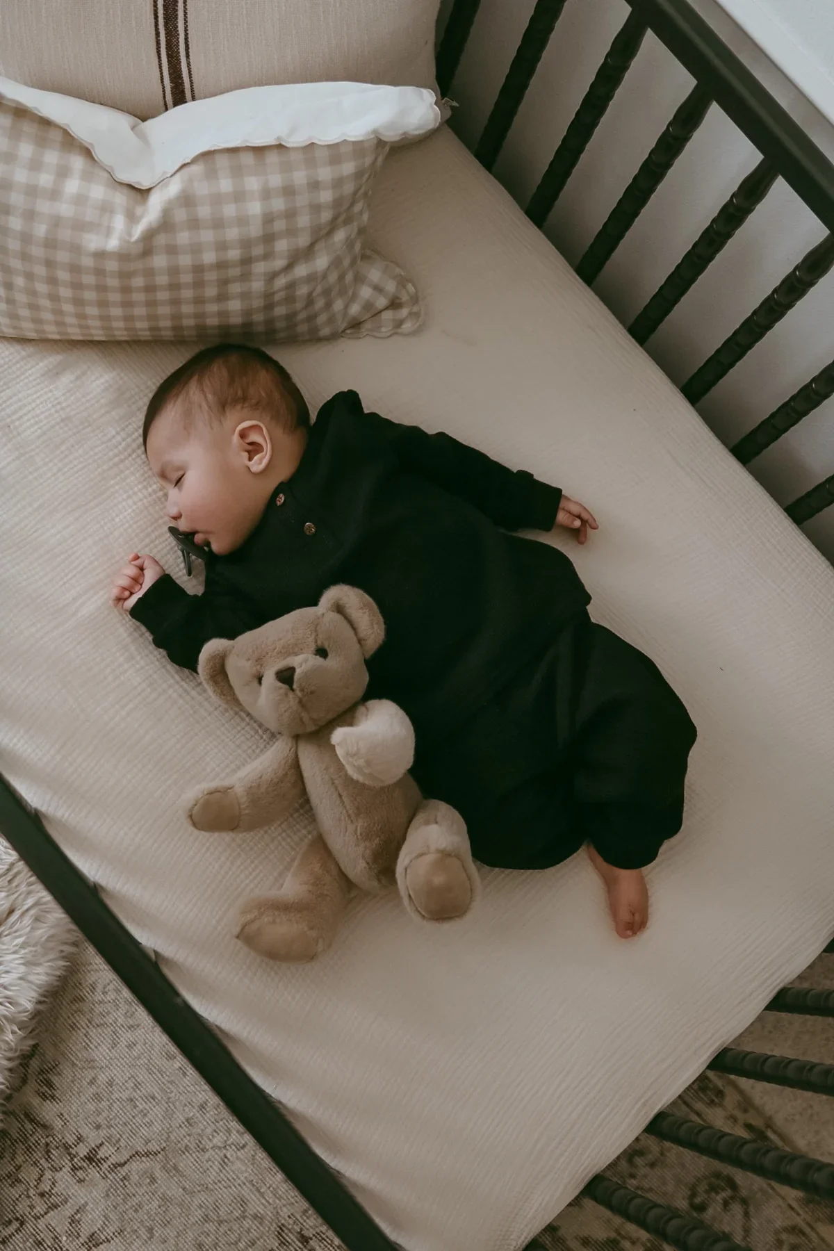 Custom Waffle Jogger Set Long Sleeve Button Solid Color Shirt Baby Kids Waffle Tracksuit Clothes Set - Image 6