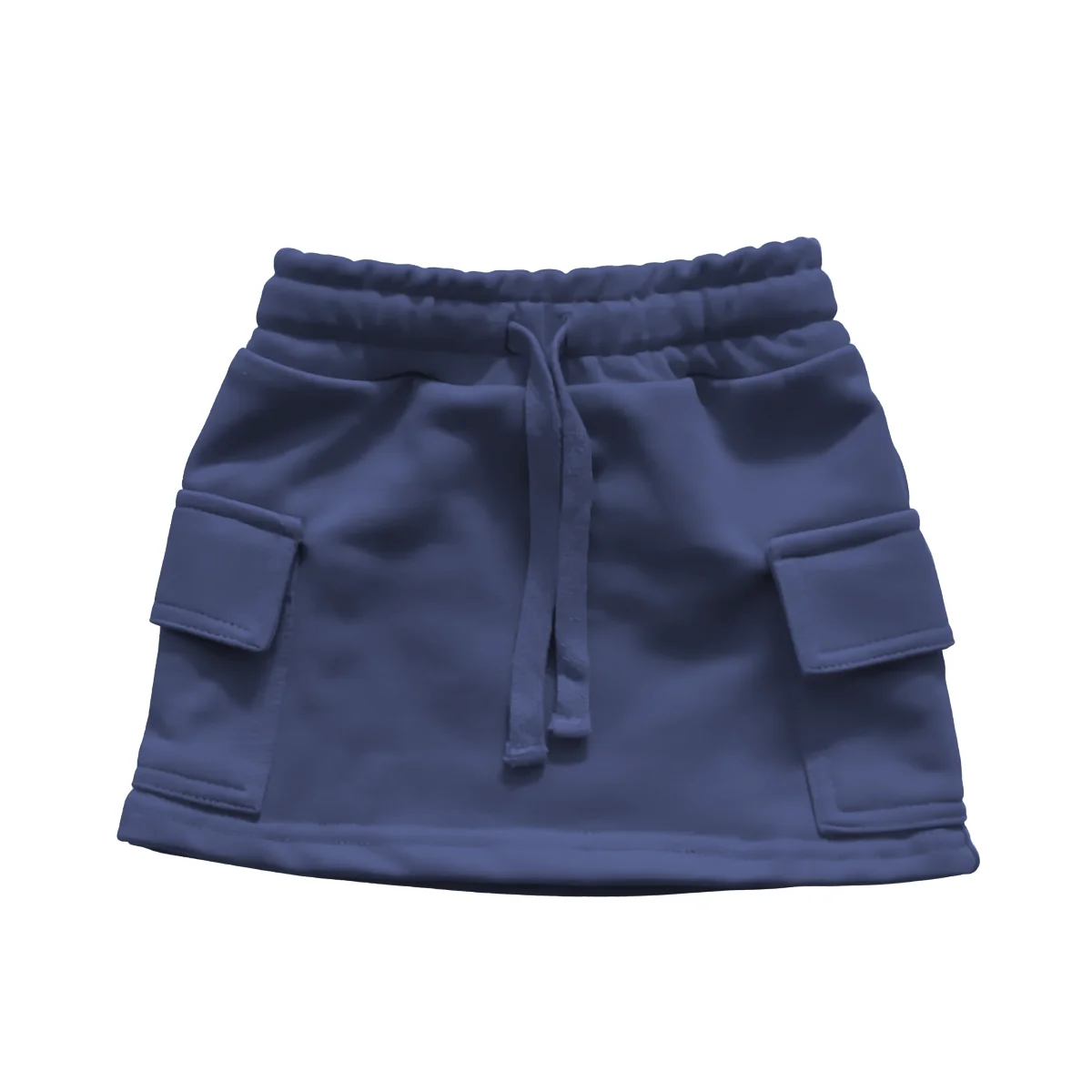 Summer Fashionable Trendy Girls Dress Comfortable Soft Cotton Short Sweatshirt with Unique Bright Skirt for Kids - Image 4