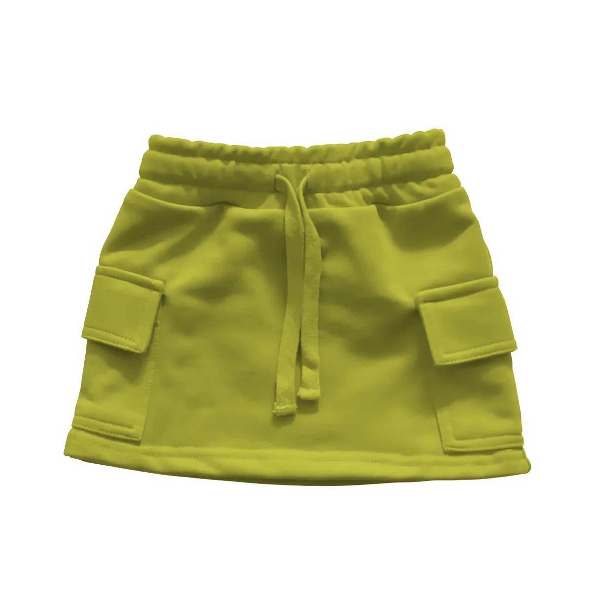 Summer Fashionable Trendy Girls Dress Comfortable Soft Cotton Short Sweatshirt with Unique Bright Skirt for Kids - Image 5