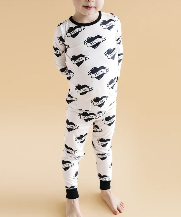 OEM Kids Toddler Unisex Bamboo Pajamas 2pcs Romper Halloween Pumpkin Ghost Pattern Soft Cute Baby Long Sleeve Set
