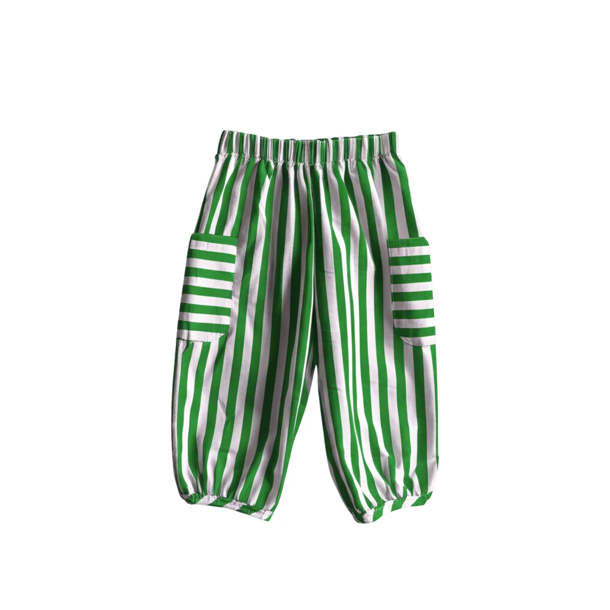 Custom Family Matching Trousers Kids Clothing Spring and Autumn Baby Suit Woven Striped Baby Pants Parent-child Pants - Image 5